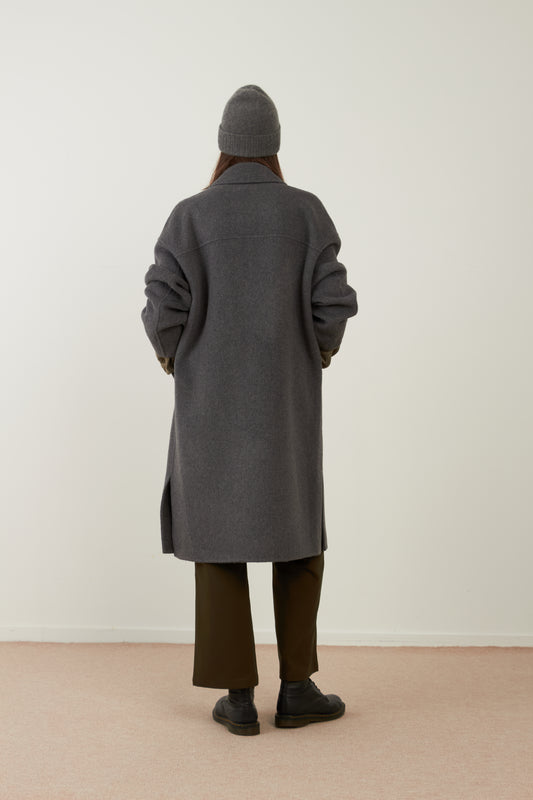 Manteau en laine Cambridge - Gris