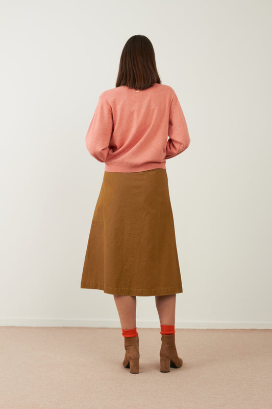 Jupe midi Legende - Beige