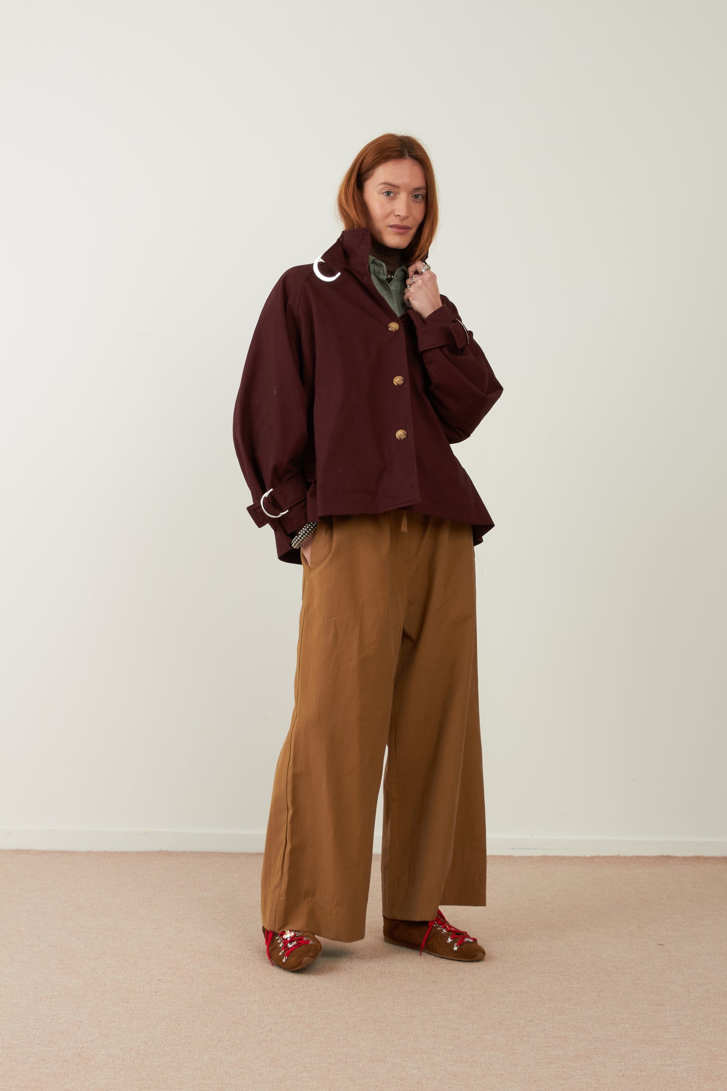 Pantalon large Missya - Camel