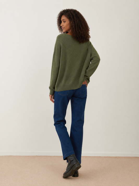Pull angora Pim - Kaki