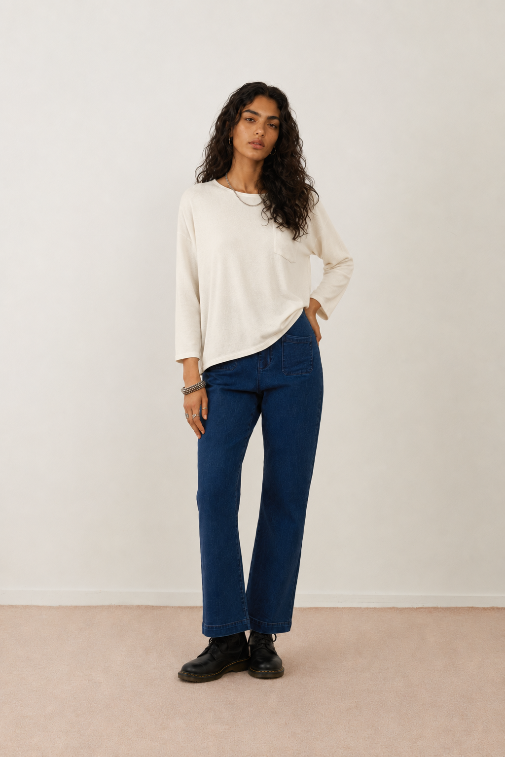 Pull laine Loreta - Ecru