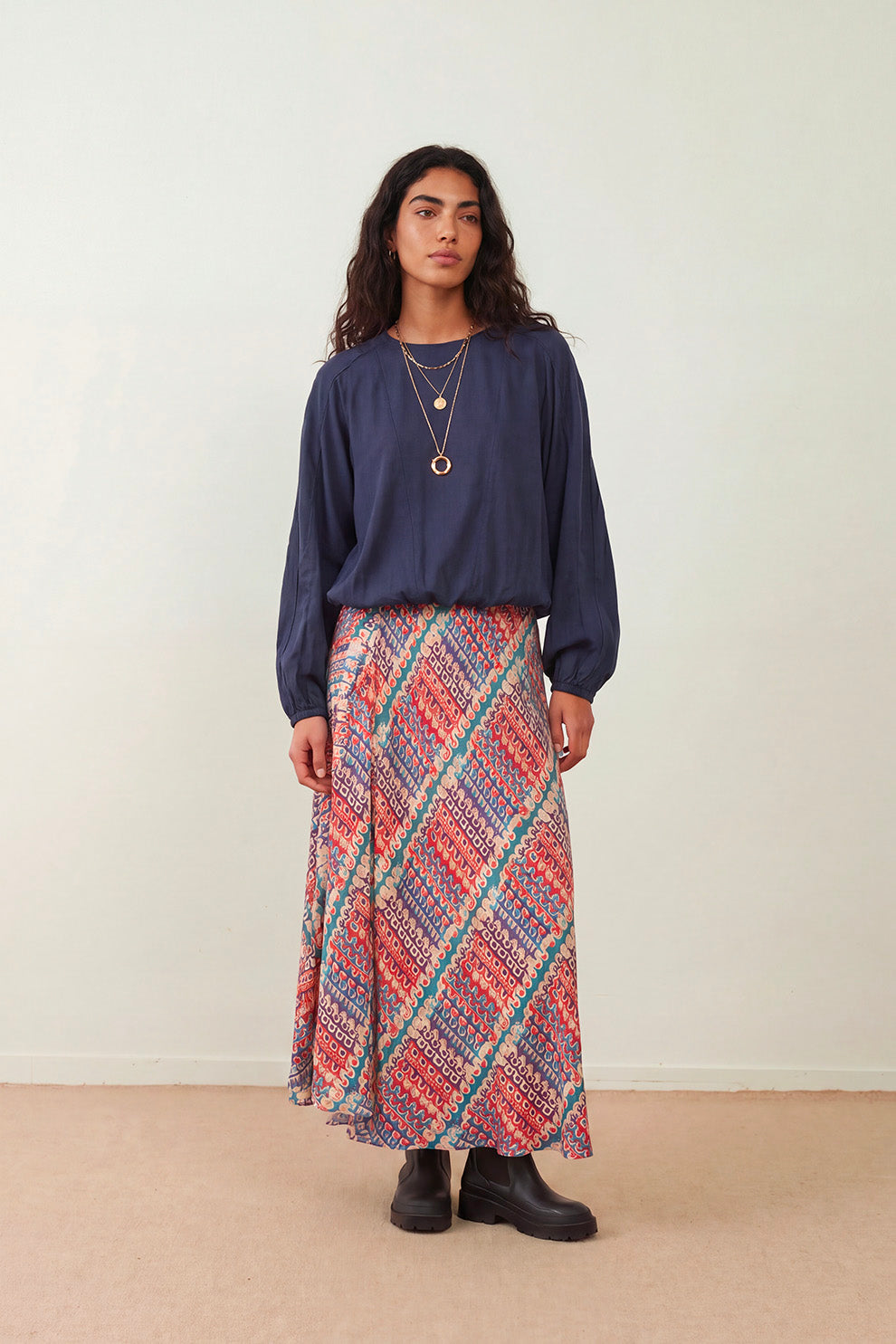 Blouse Arabesque - Navy