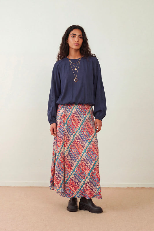 Blouse Arabesque - Navy