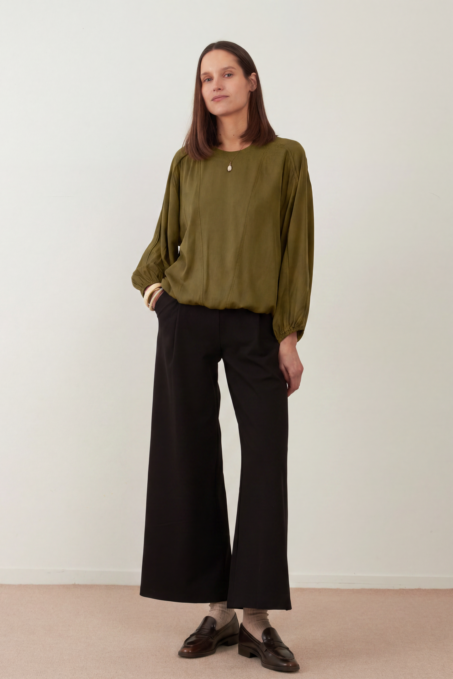 Blouse Arabesque - Olive