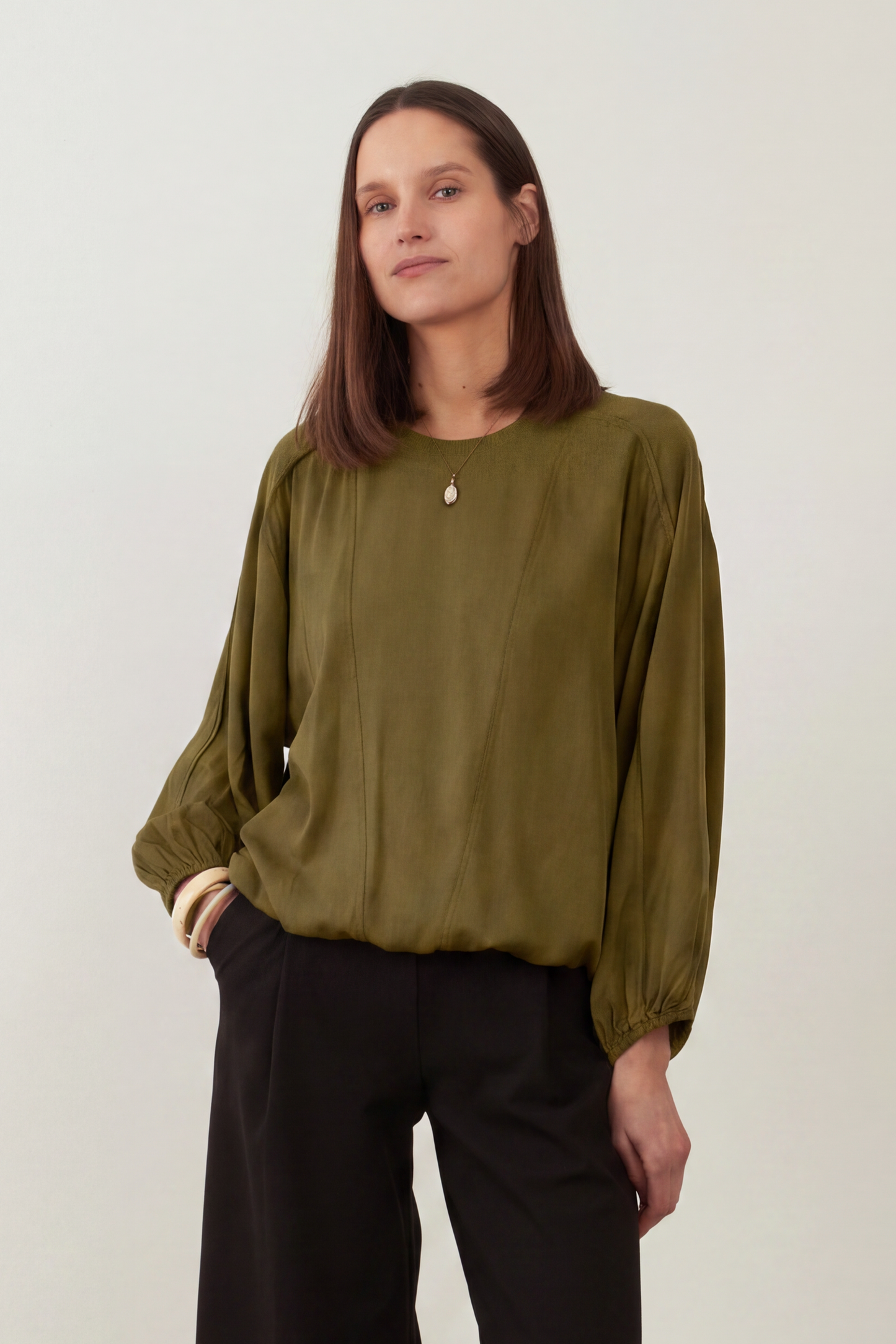 Blouse Arabesque - Olive