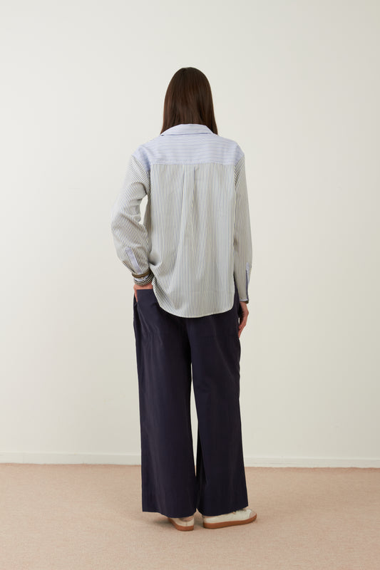 Blouse Boyish - Rayures bleues