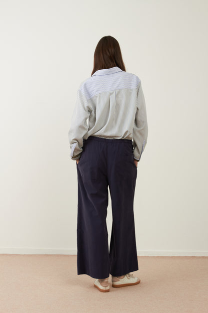 Pantalon large Missya - Marine
