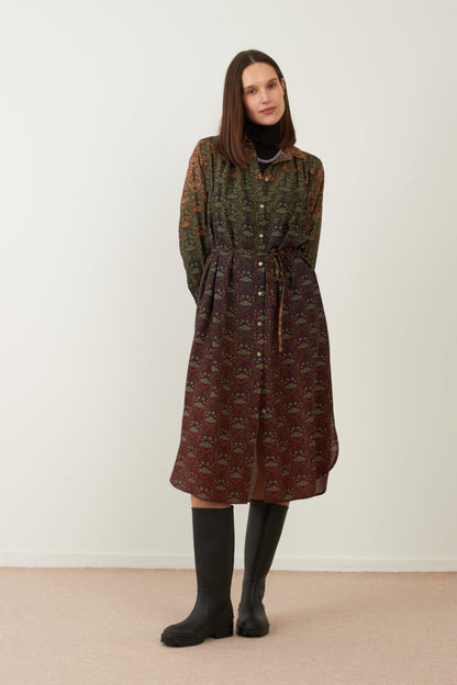 Robe midi Divine - Estampe