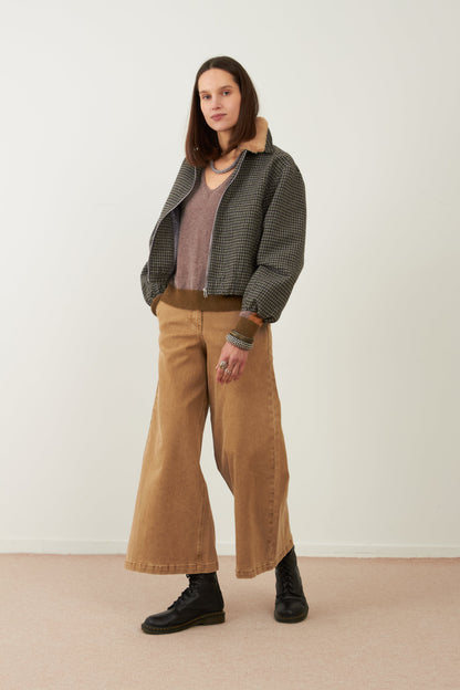 Pantalon large Aqua - Beige