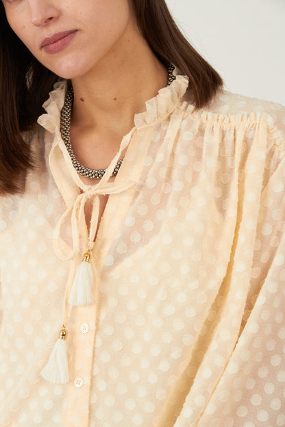 Blouse Biba - Ecru