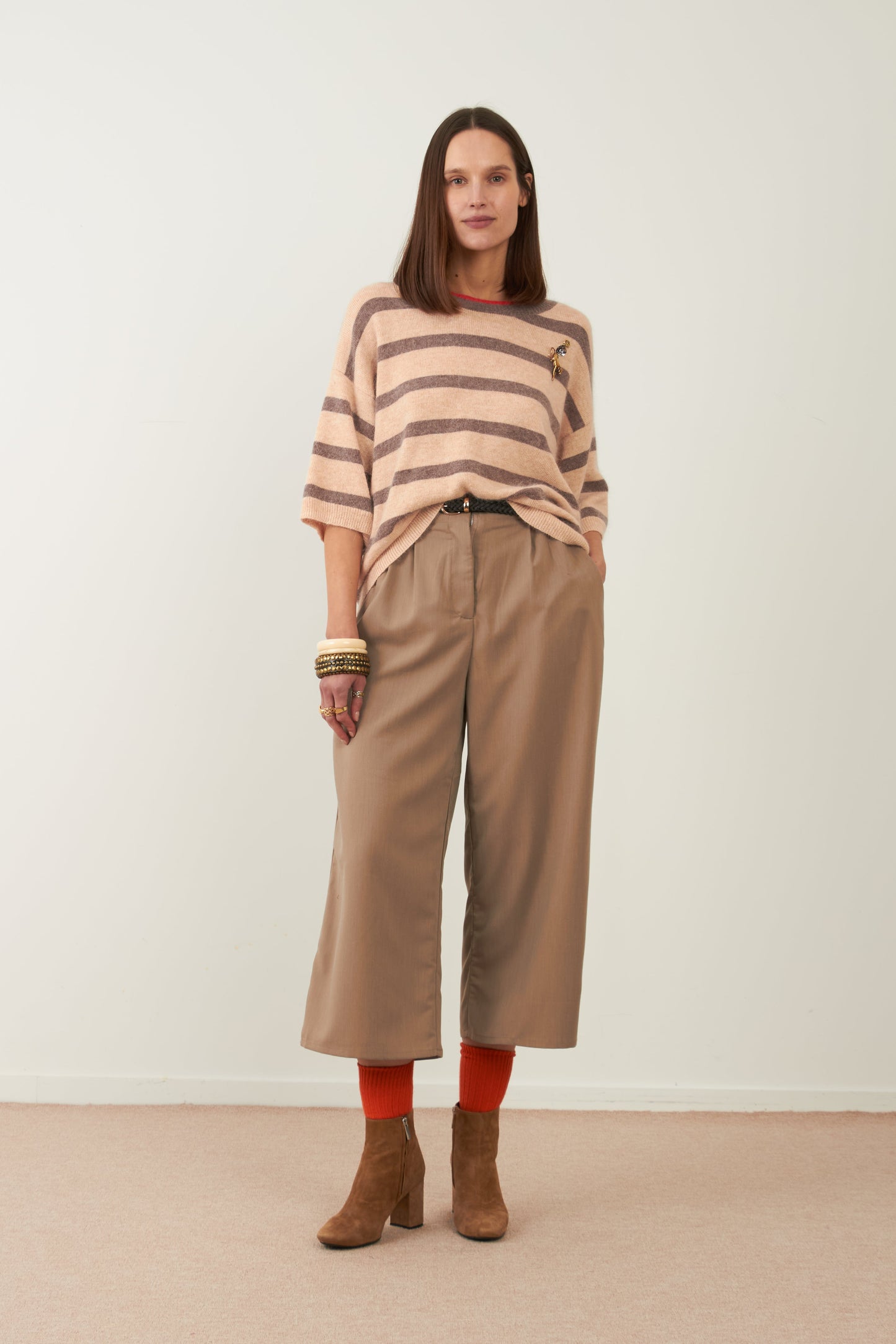 Pantalon Society - Beige