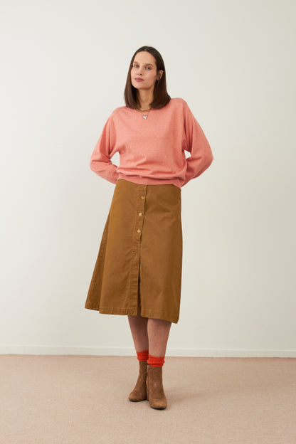 Jupe midi Legende - Beige
