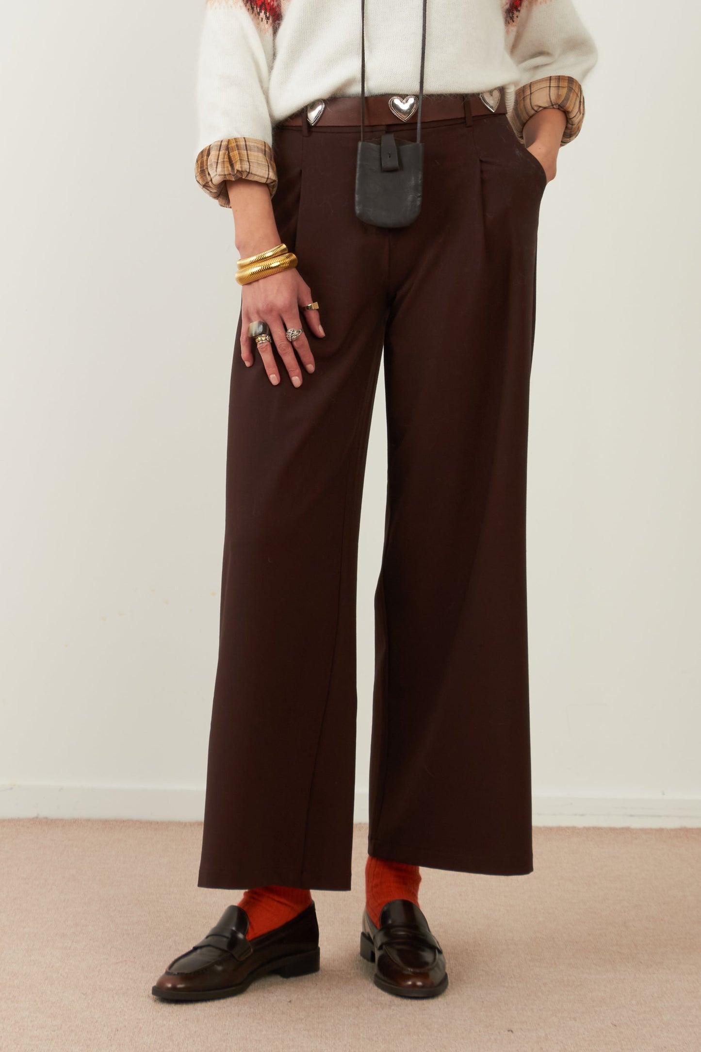 Pantalon Wesley - Chocolat