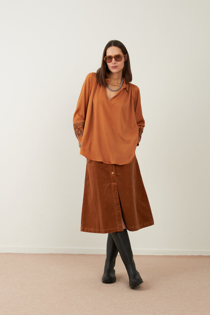 Blouse Samarcande - Ocre