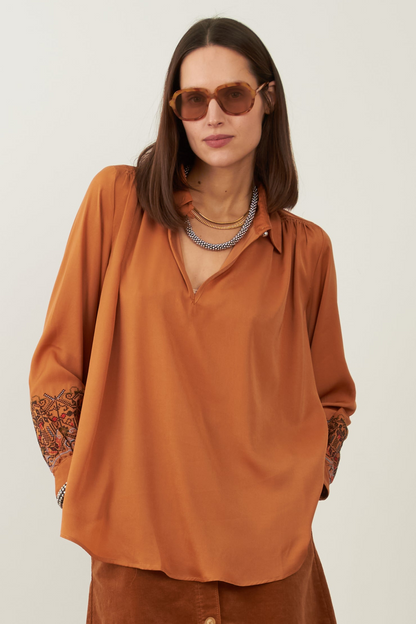 Blouse Samarcande - Ocre