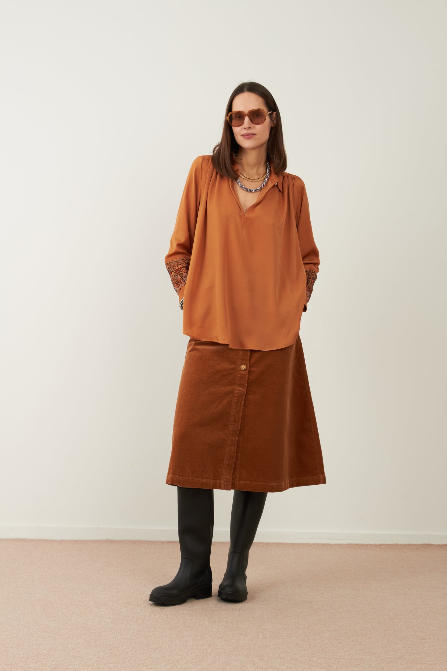 Blouse Samarcande - Ocre