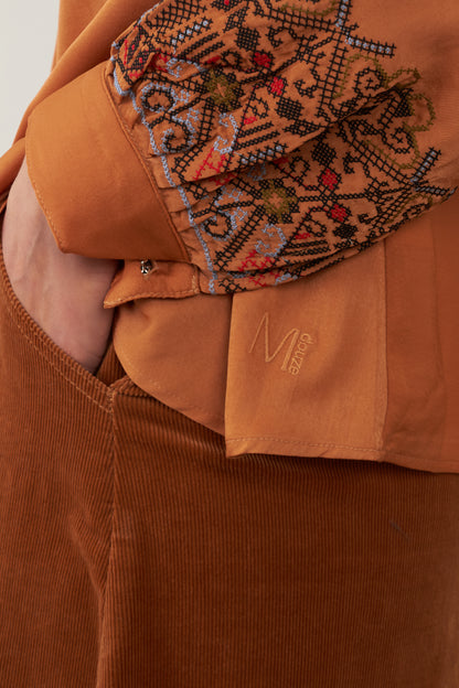 Blouse Samarcande - Ocre