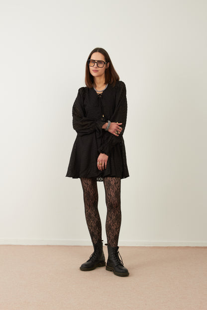 Robe courte Féerie - Noir