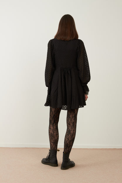 Robe courte Féerie - Noir