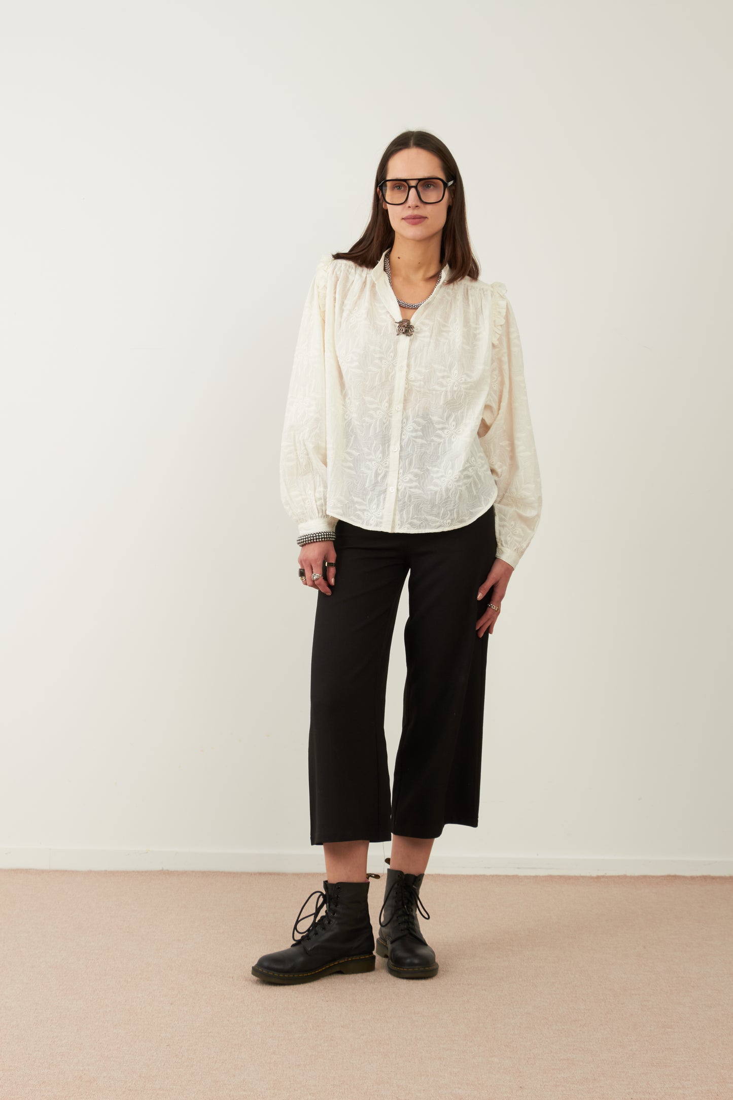 Blouse en coton Muse - Ecru