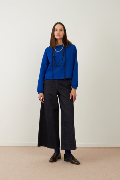 Pantalon large Aqua - Denim