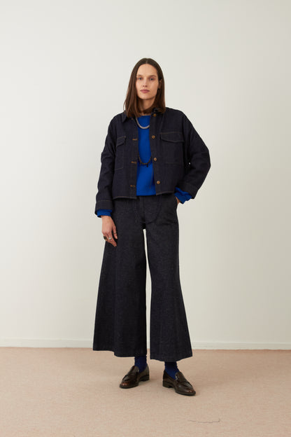 Pantalon large Aqua - Denim