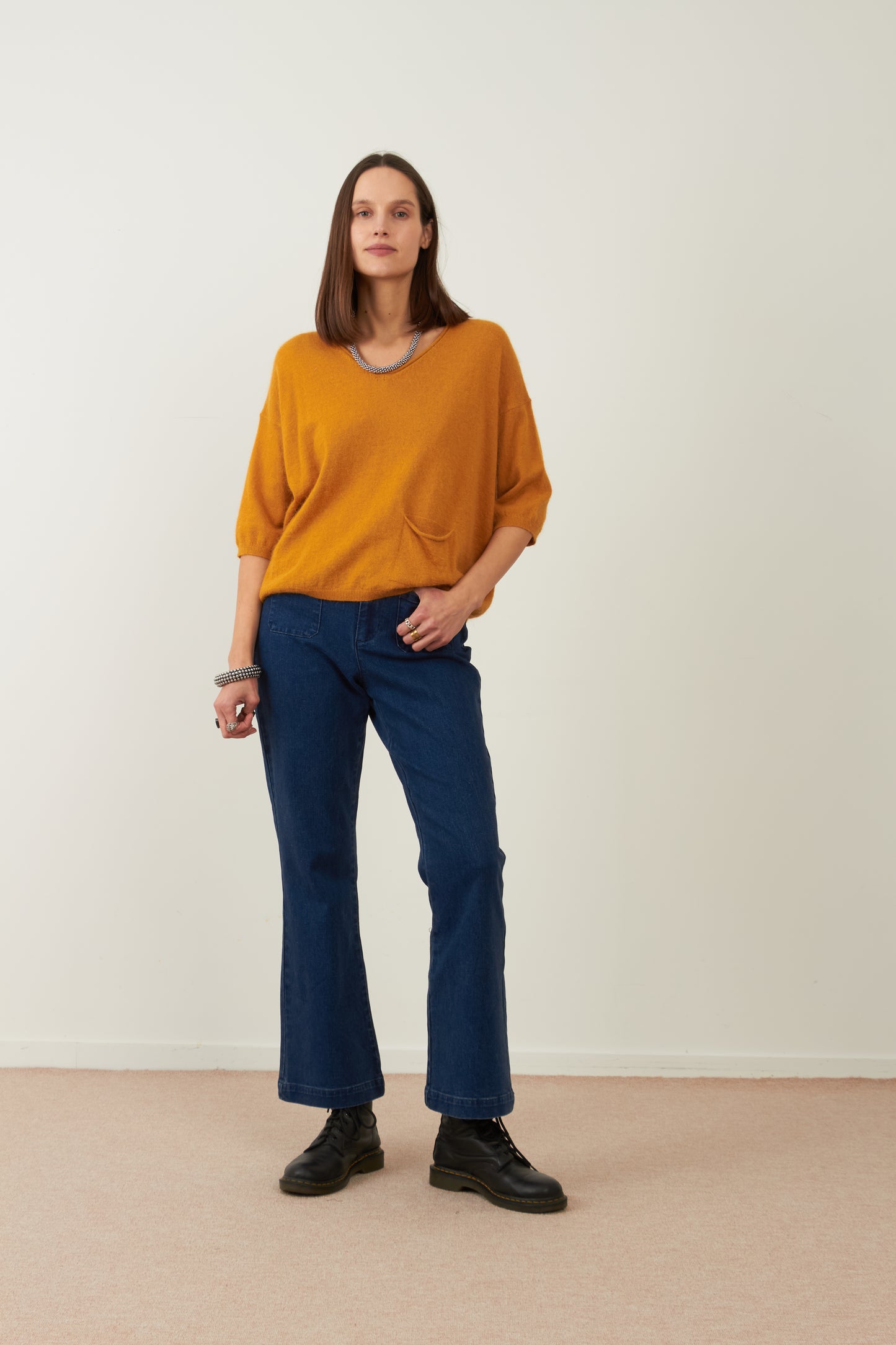 Pull angora Ida - Ocre