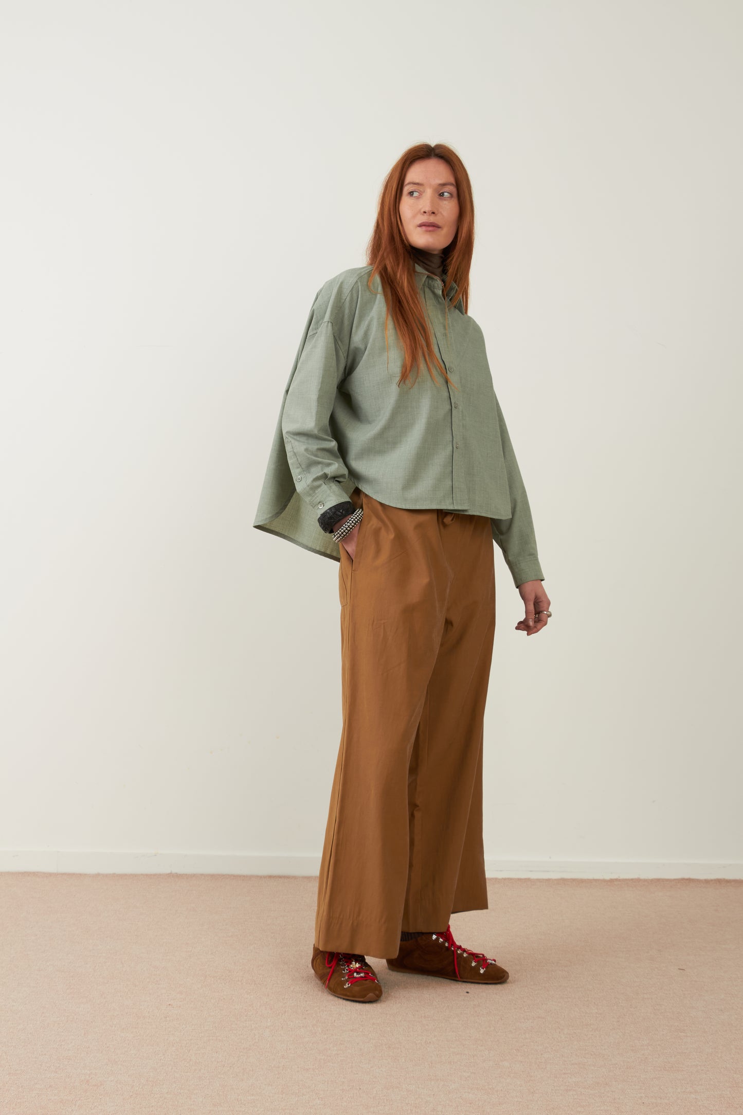 Pantalon large Missya - Camel