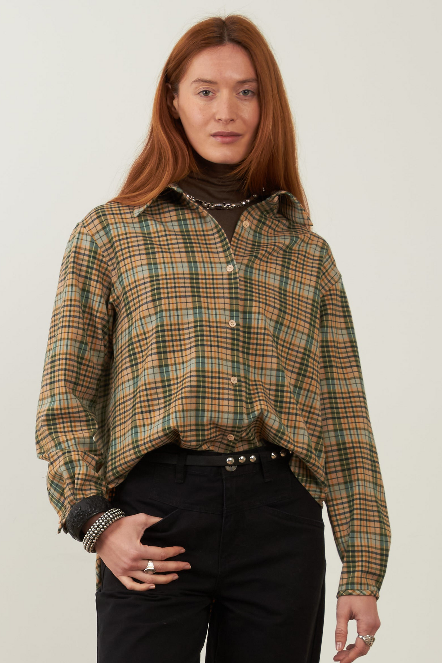 Blouse Boyish - Carreaux verts