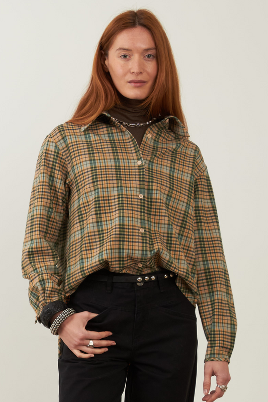 Blouse Boyish - Carreaux verts
