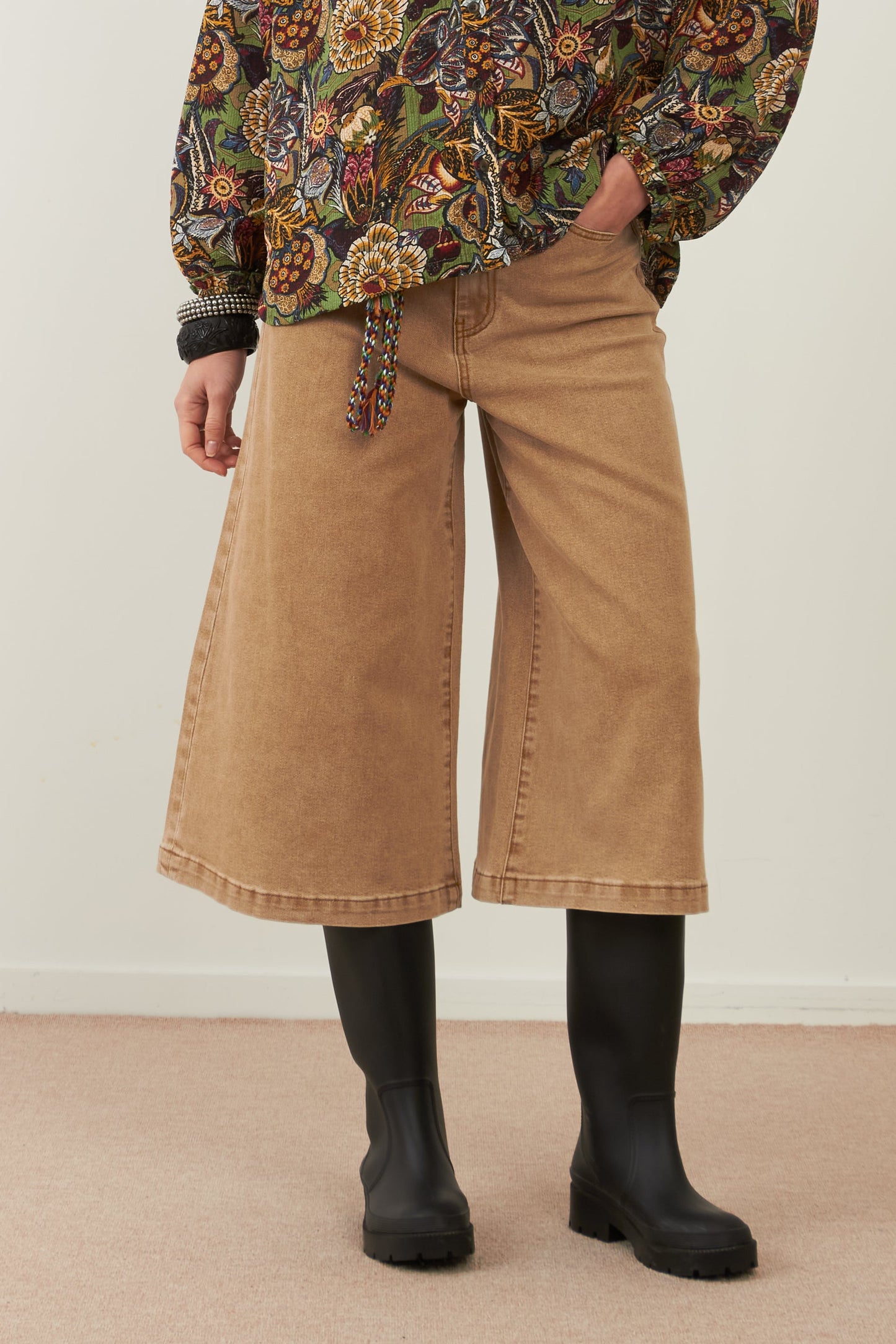 Pantalon 7/8e Gender - Beige
