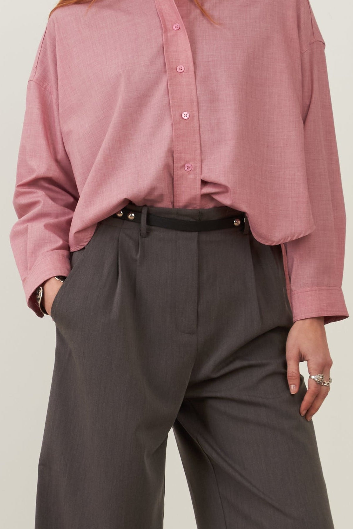 Pantalon Society - Gris foncé