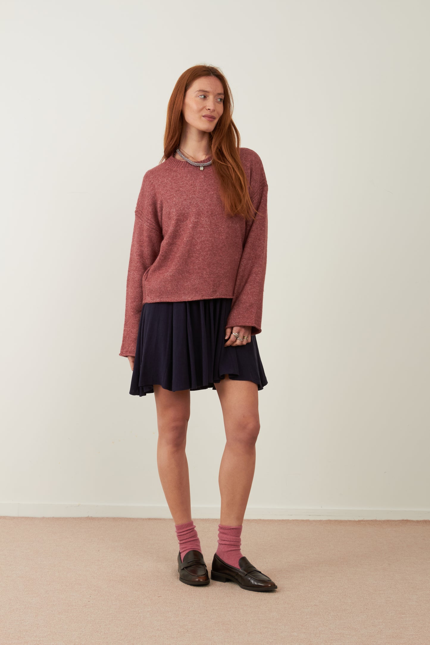 Pull Chill - Vieux rose