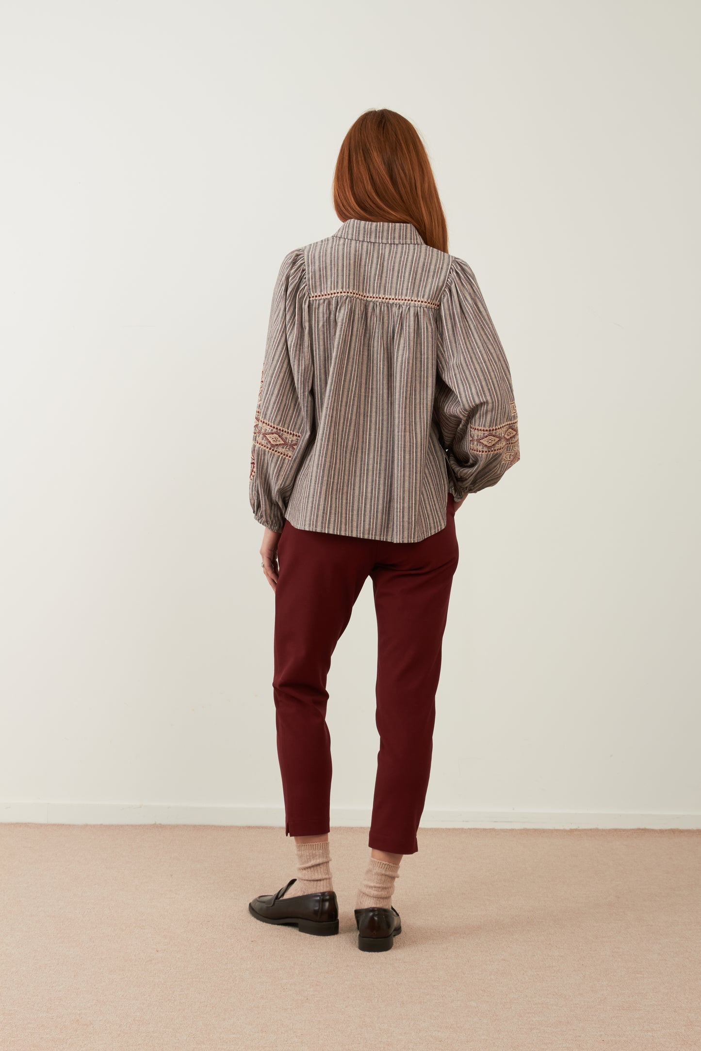 Pantalon Tom - Rouge bordeaux