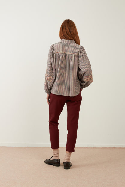 Pantalon Tom - Rouge bordeaux