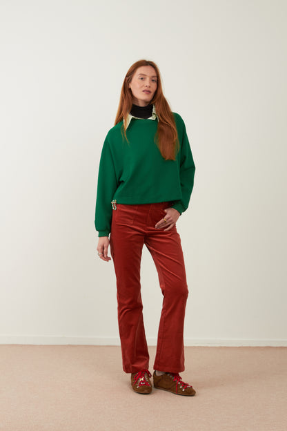 Sweatshirt Tender - Vert