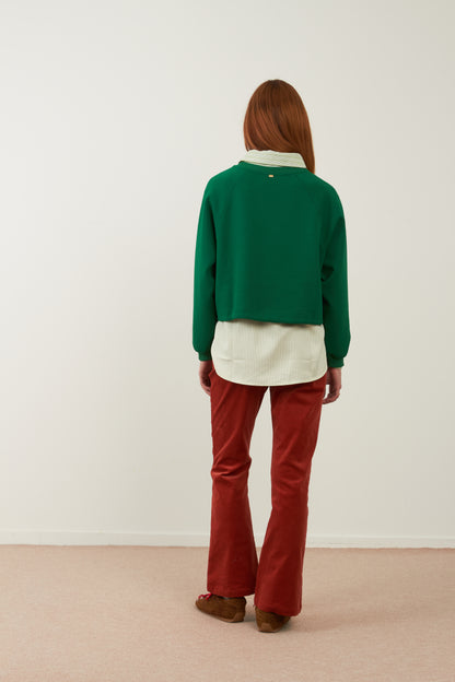 Sweatshirt Tender - Vert