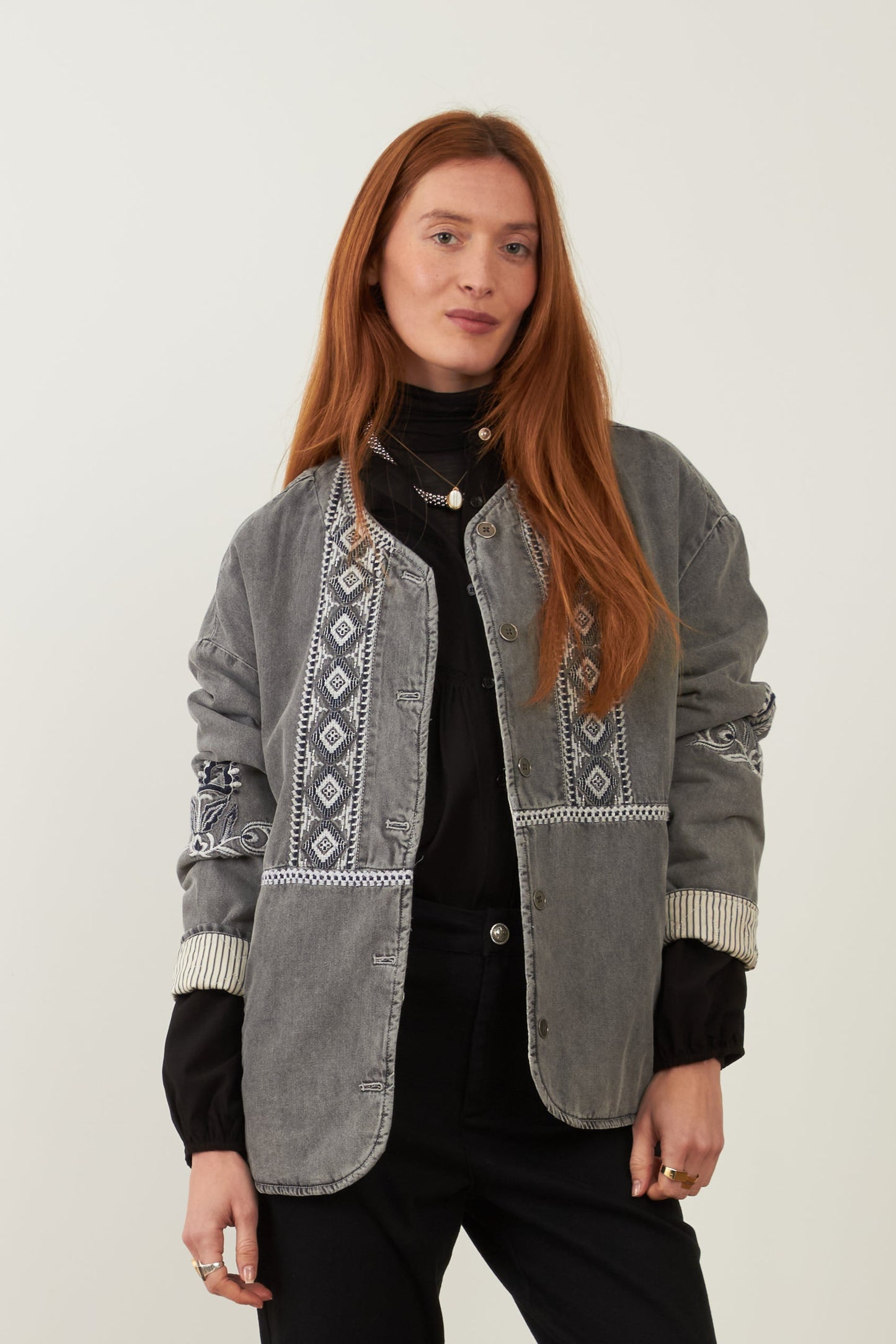 Veste Master - Denim gris