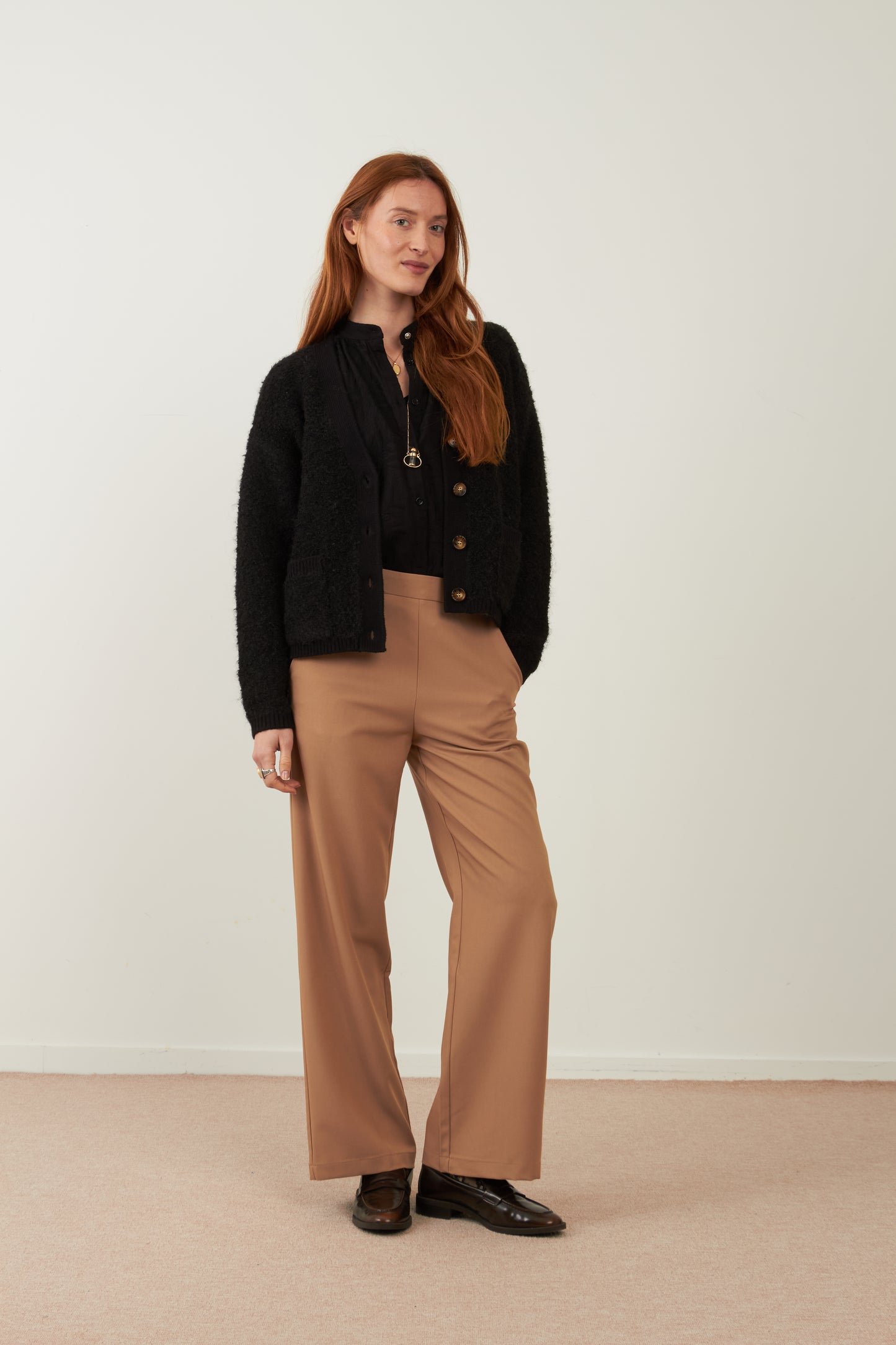 Blouse en coton Muse - Noir