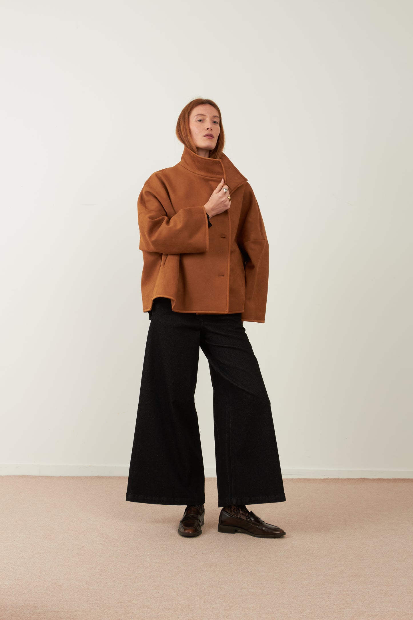 Pantalon large Aqua - Noir
