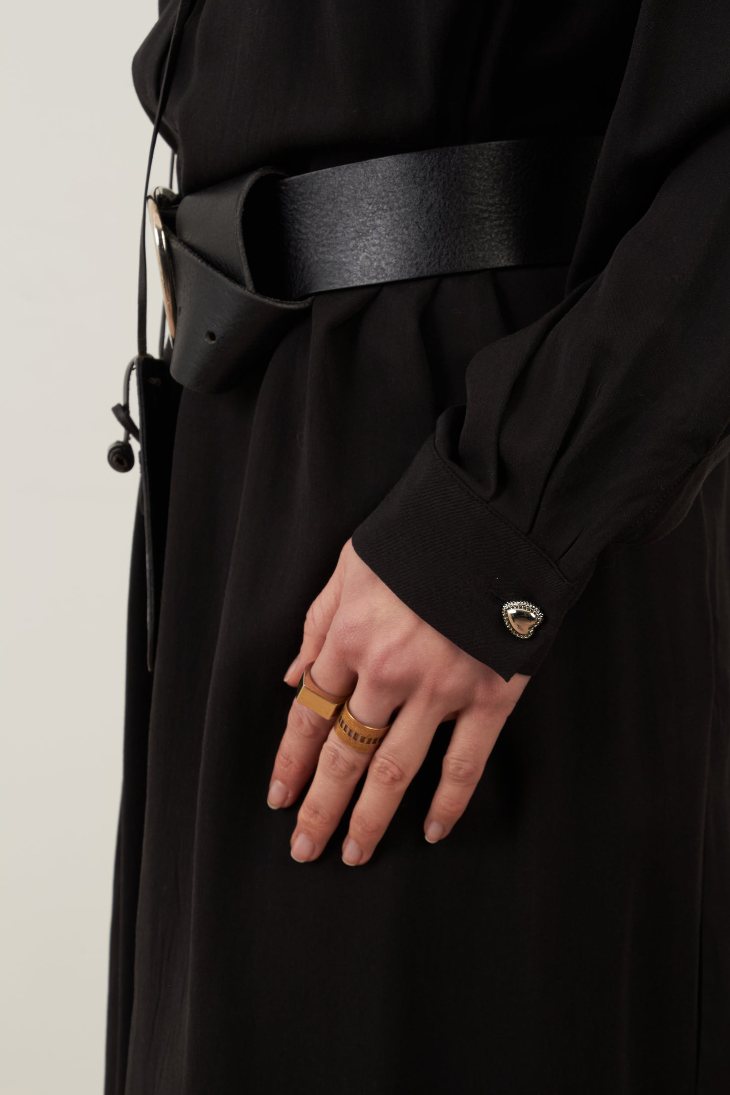 Robe midi/longue Divine - Noir