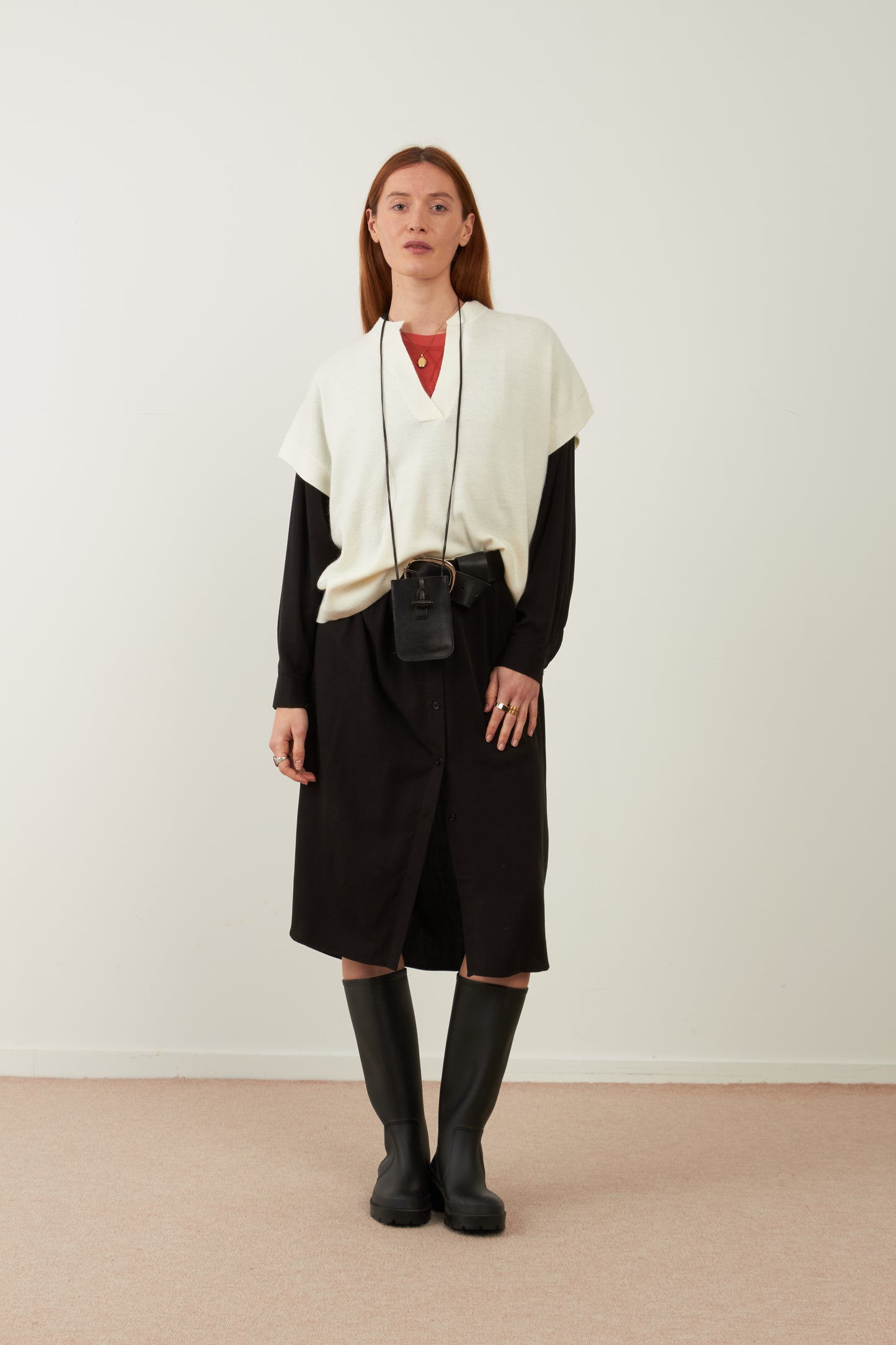 Pull manches courtes Jackie - Ecru