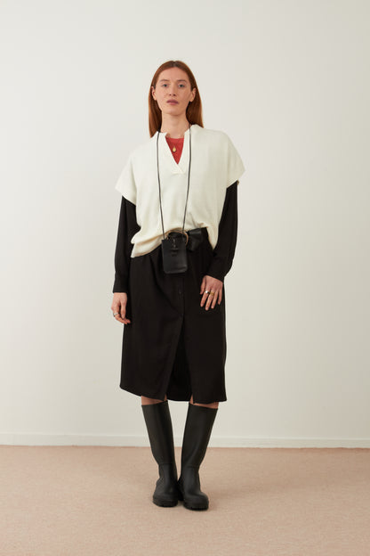 Pull manches courtes Jackie - Ecru