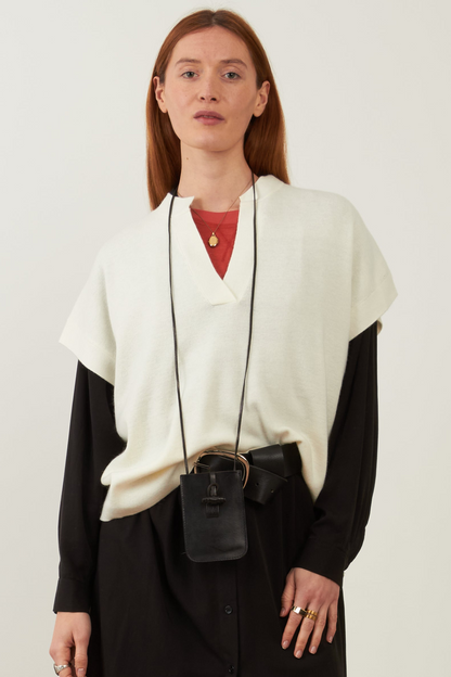 Pull manches courtes Jackie - Ecru