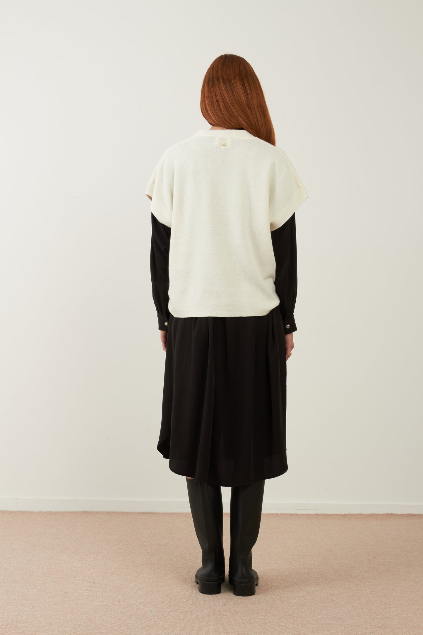 Pull manches courtes Jackie - Ecru