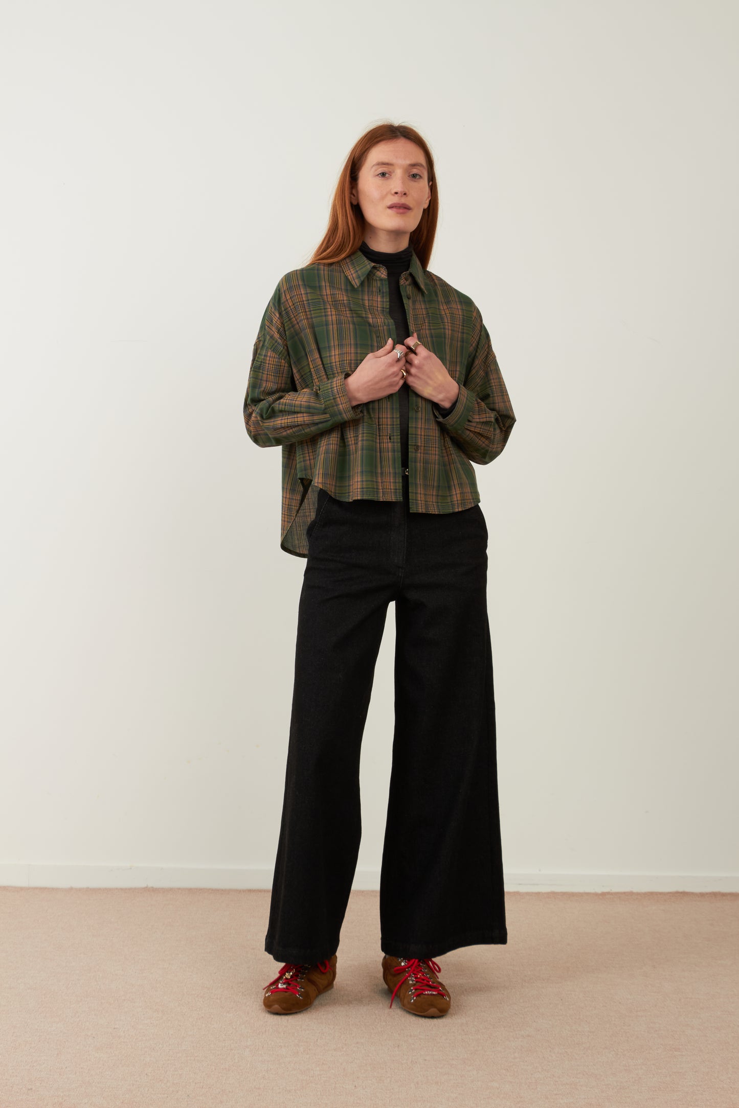 Pantalon large Aqua - Noir