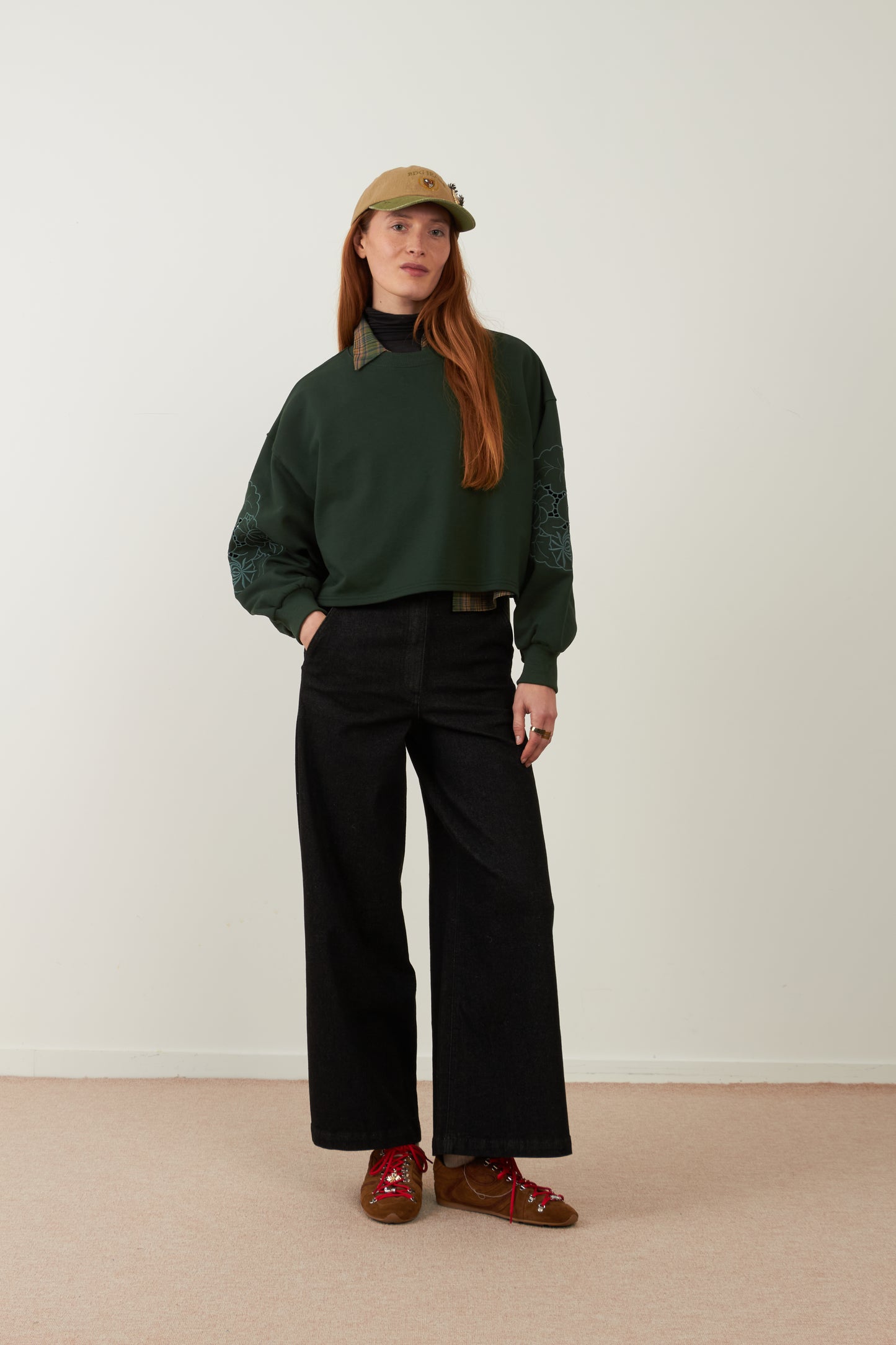 Pantalon large Aqua - Noir