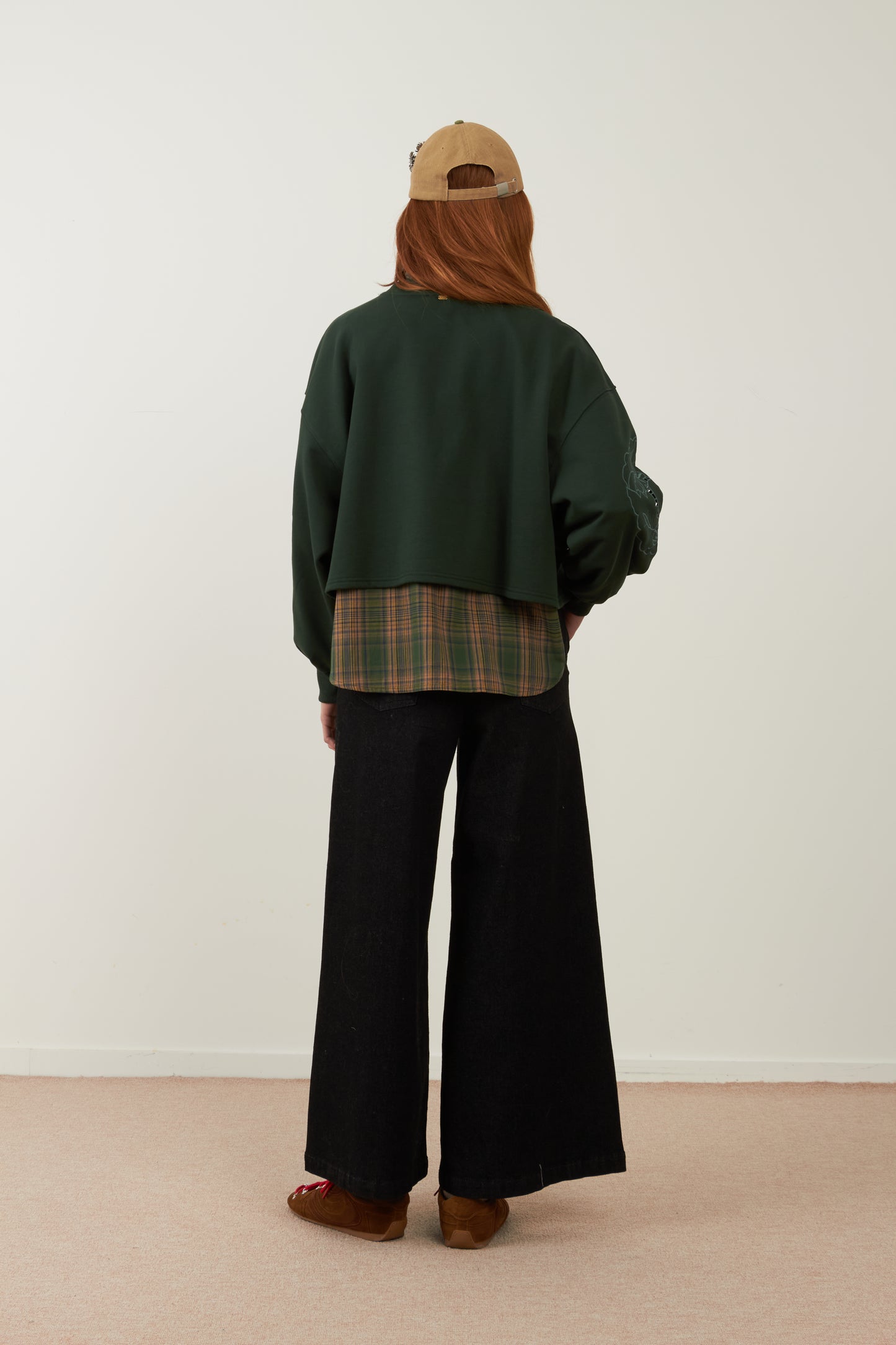 Pantalon large Aqua - Noir