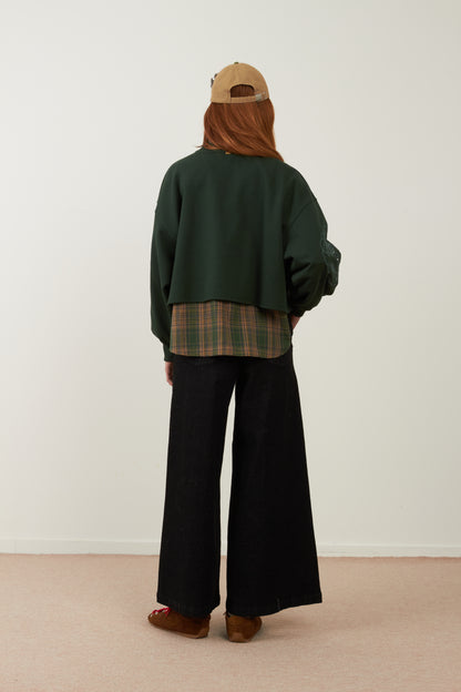 Pantalon large Aqua - Noir