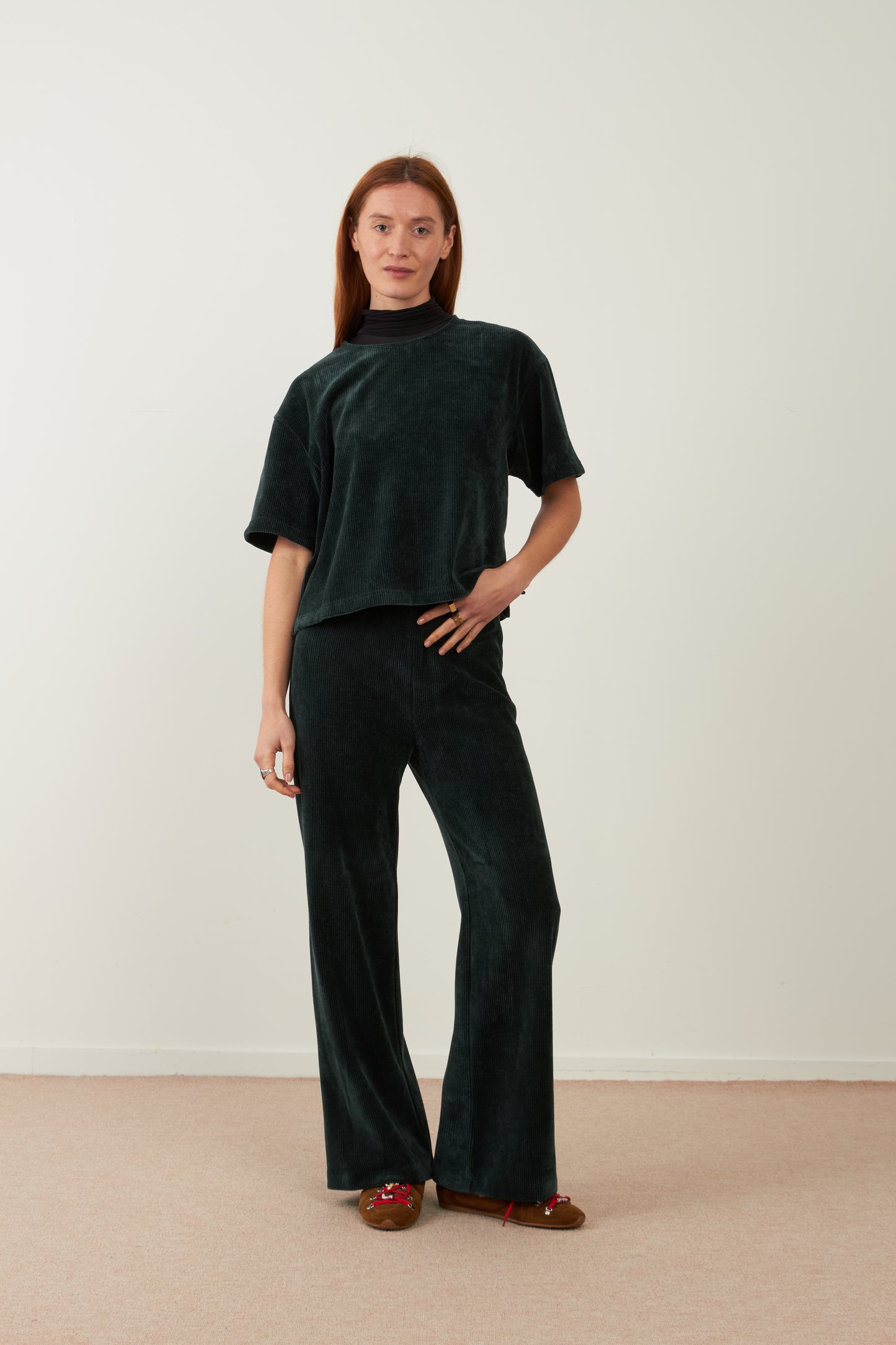 Pantalon velours Cola - Vert